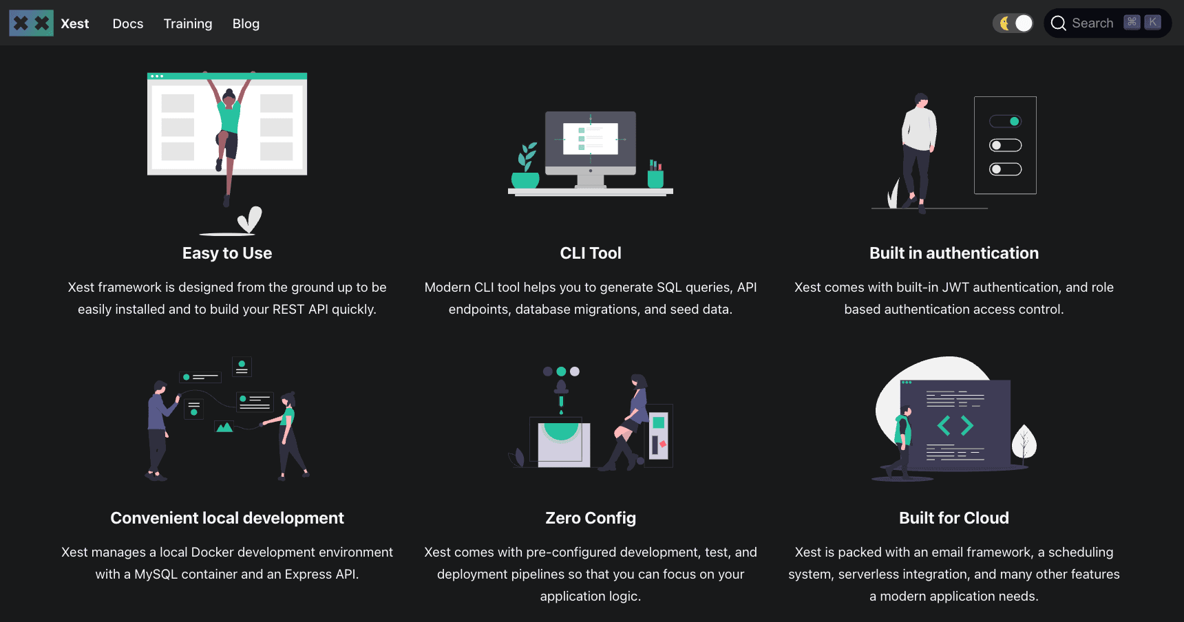 Xest Framework Tools detail 1